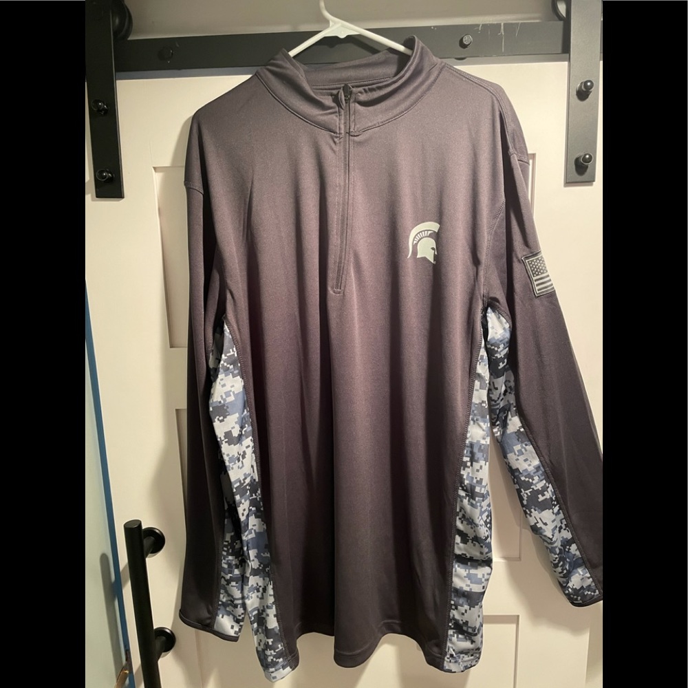 Men’s Michigan State OHT 1/4 zip XL tall